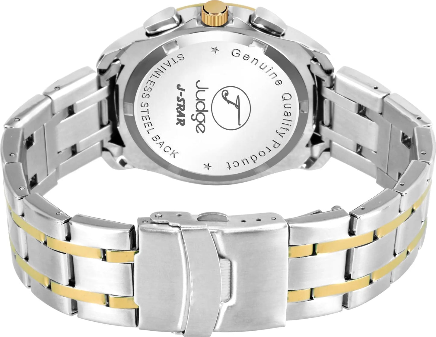 Judge Executive Dual-Tone Chronograph – Silver & Gold Luxury Chronograph watch
