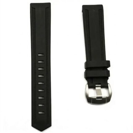 Premium Compatible Rubber Strap for TAG Heuer Aquaracer Calibre 16 - FT8019 BT0720 (21mm) with Buckle (100% Perfect Fit)
