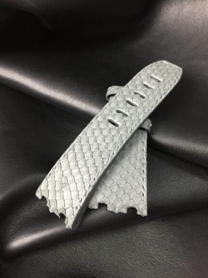 Premium Compatible JUDGE Premium Grey Scale-Texture Leather Strap – Compatible with Audemars Piguet Royal Oak Offshore (100% Perfect Fit)